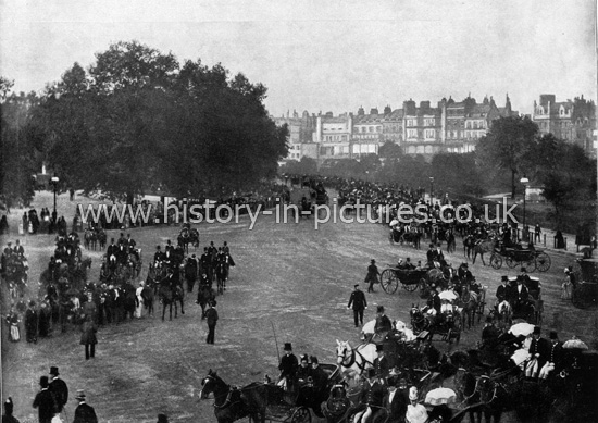 Hyde Park Corner  London. c.1890's.